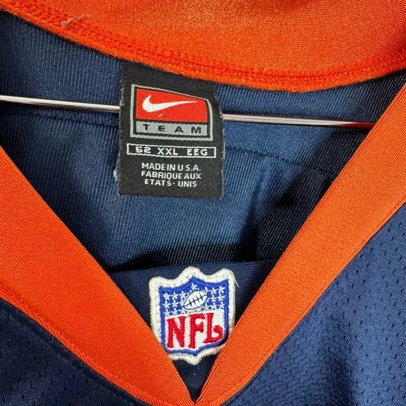 Nike NFL Pro Line Denver Broncos John Elway # 7 Pro Cut Authentic Jersey 52 - Picture 6 of 10